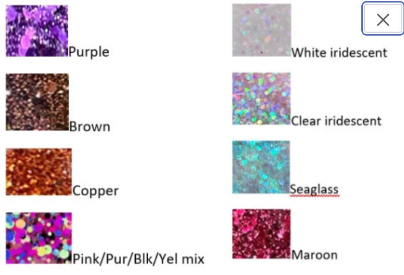 Dance mom glitter resin earrings - drill team mom earrings - customizable - choose your colors - handmade jewelry