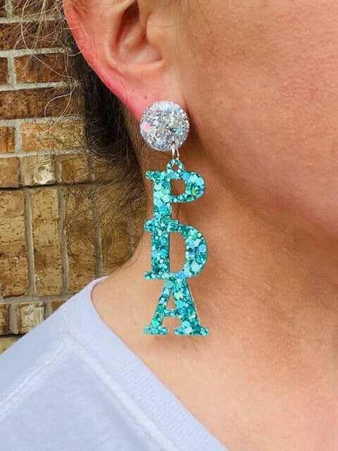 Precision Dance Academy earrings/Bag Charms