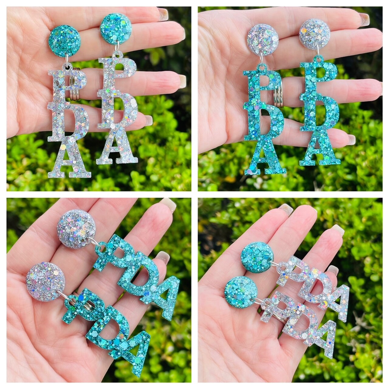 Precision Dance Academy earrings/Bag Charms