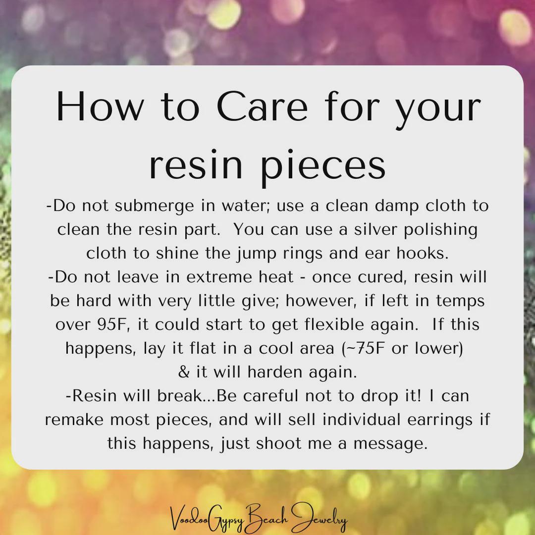 Paint Palette glitter resin earrings - handcrafted