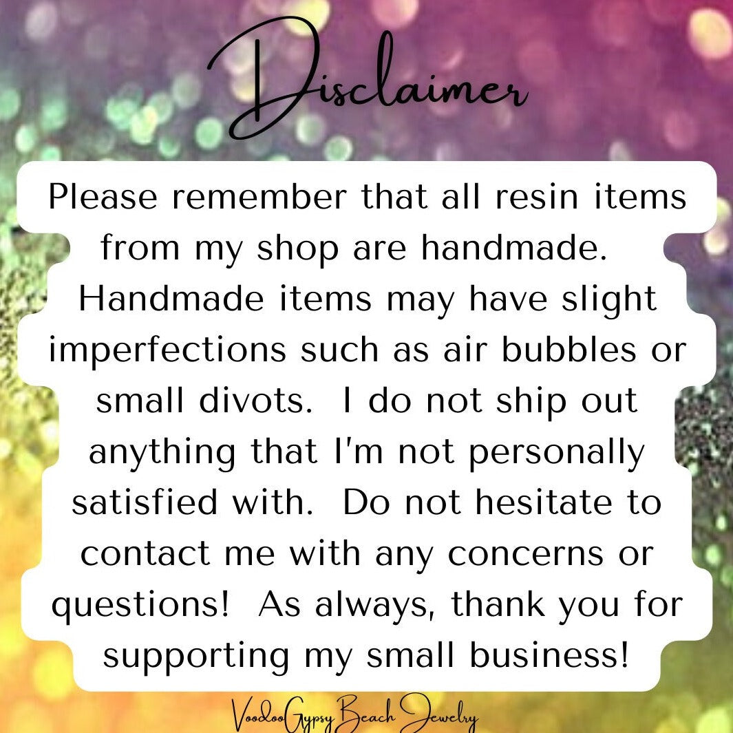 Christmas Angel glitter resin earrings - gold, silver or white