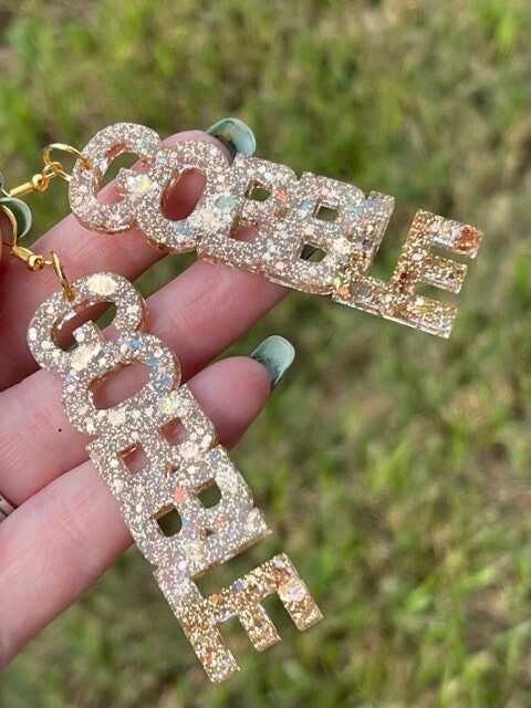 Thanksgiving GOBBLE GOBBLE earrings - Lightweight resin earring - handcrafted - handmade jewelry