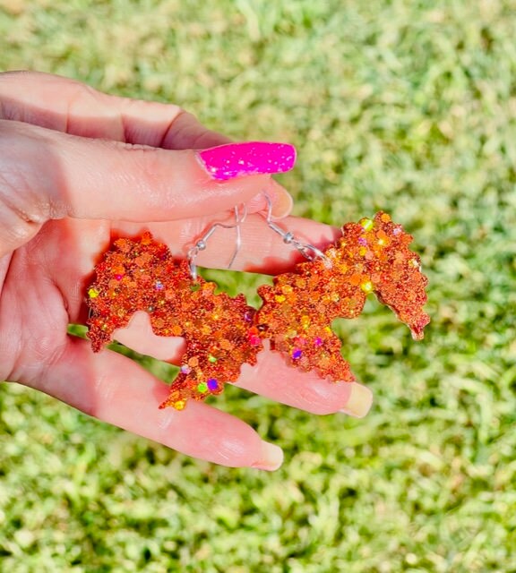 Hocus pocus witches glitter earrings - witch resin earrings - handcrafted - Winifred /Sarah/Mary - handmade jewelry